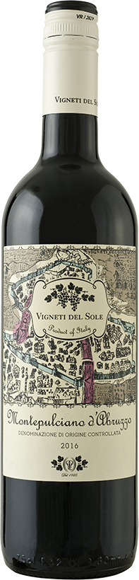 Vigneti del Sole Montepulciano d Abruzzo O Briens Wine